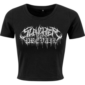 Slaughter To Prevail White Logo Dámské tričko černá - RockTime.cz