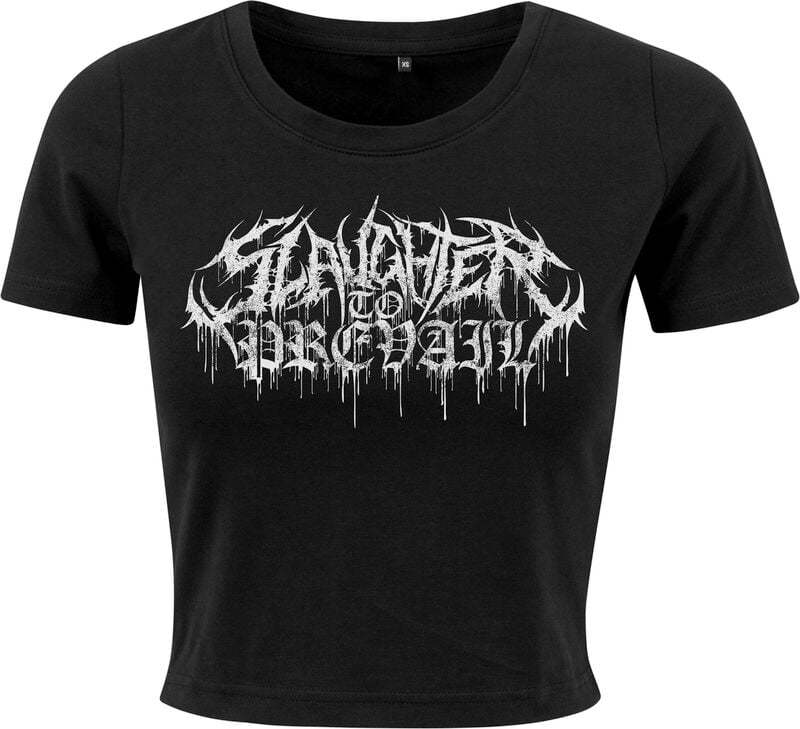 Slaughter To Prevail White Logo Dámské tričko černá - RockTime.cz