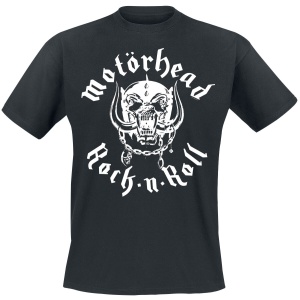 Motörhead Rock 'n' Roll Lyrics Tričko černá - RockTime.cz