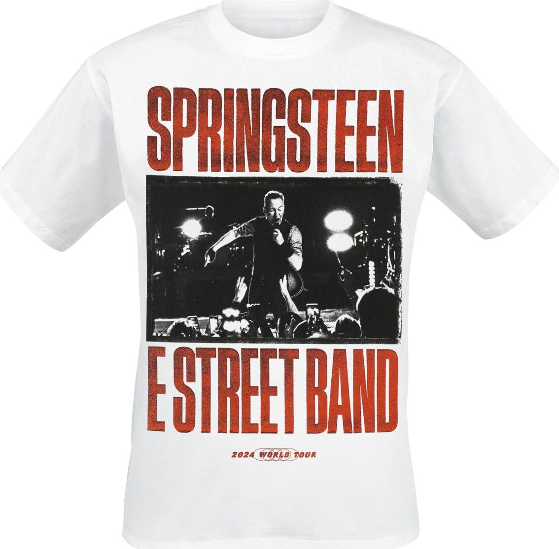 Bruce Springsteen E Street Band Tričko bílá - RockTime.cz