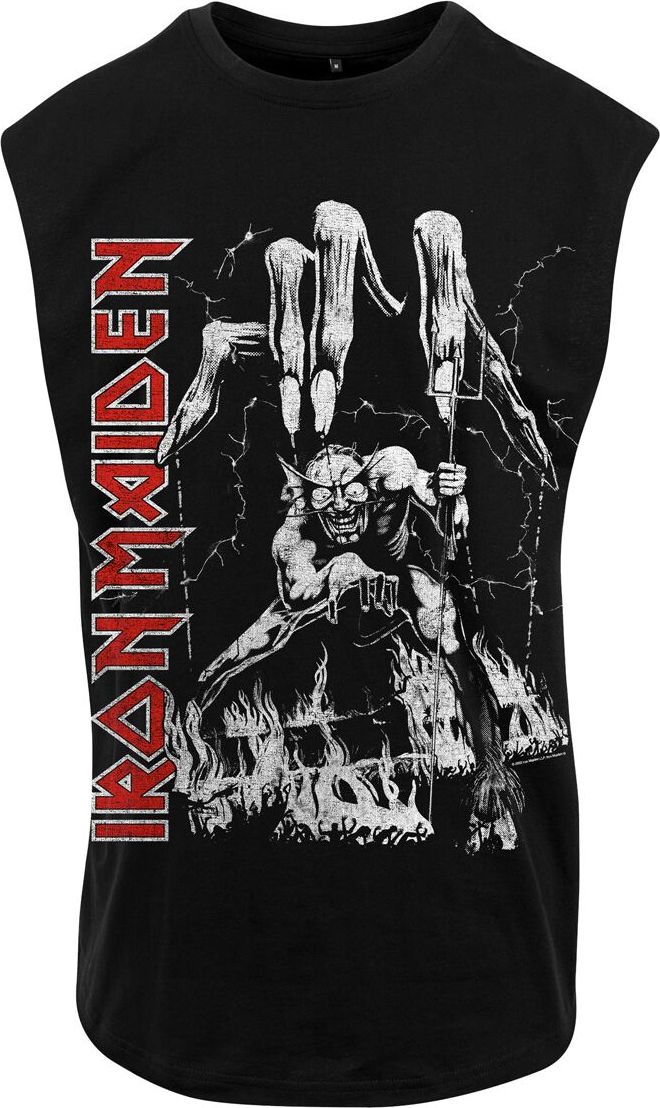 Iron Maiden Eddie Big Hand Tank top černá - RockTime.cz
