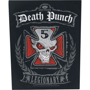 Five Finger Death Punch Legionary nášivka na záda cerná/cervená/bílá - RockTime.cz