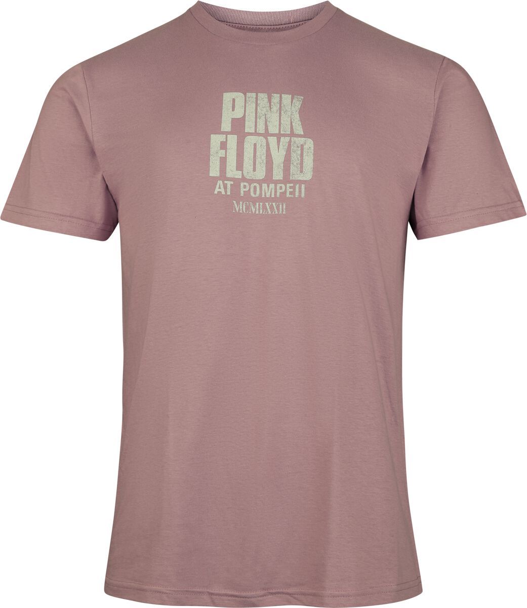 Pink Floyd Pompeii Collage Tričko starorůžová - RockTime.cz