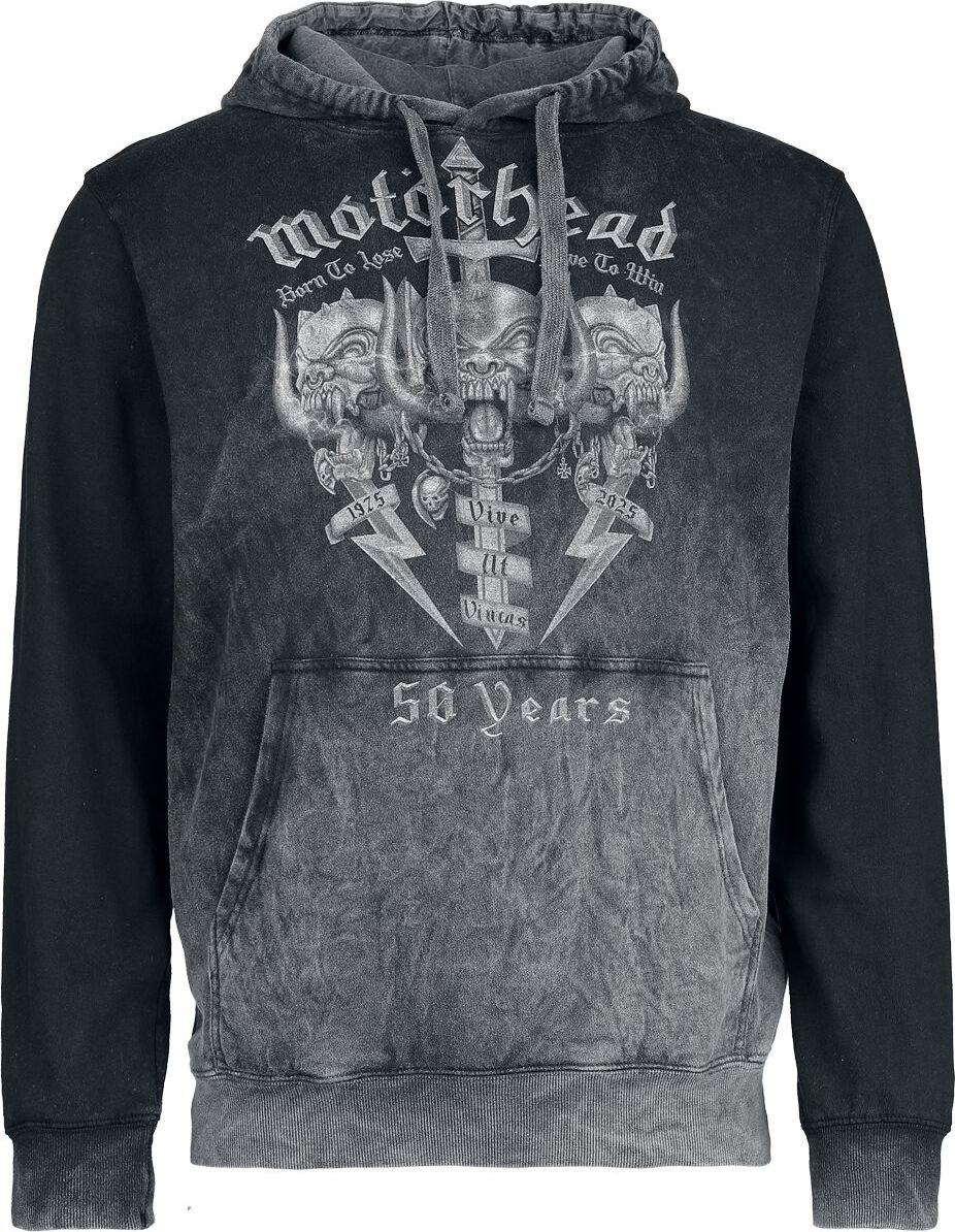 Motörhead Core 50th Mikina s kapucí šedá - RockTime.cz