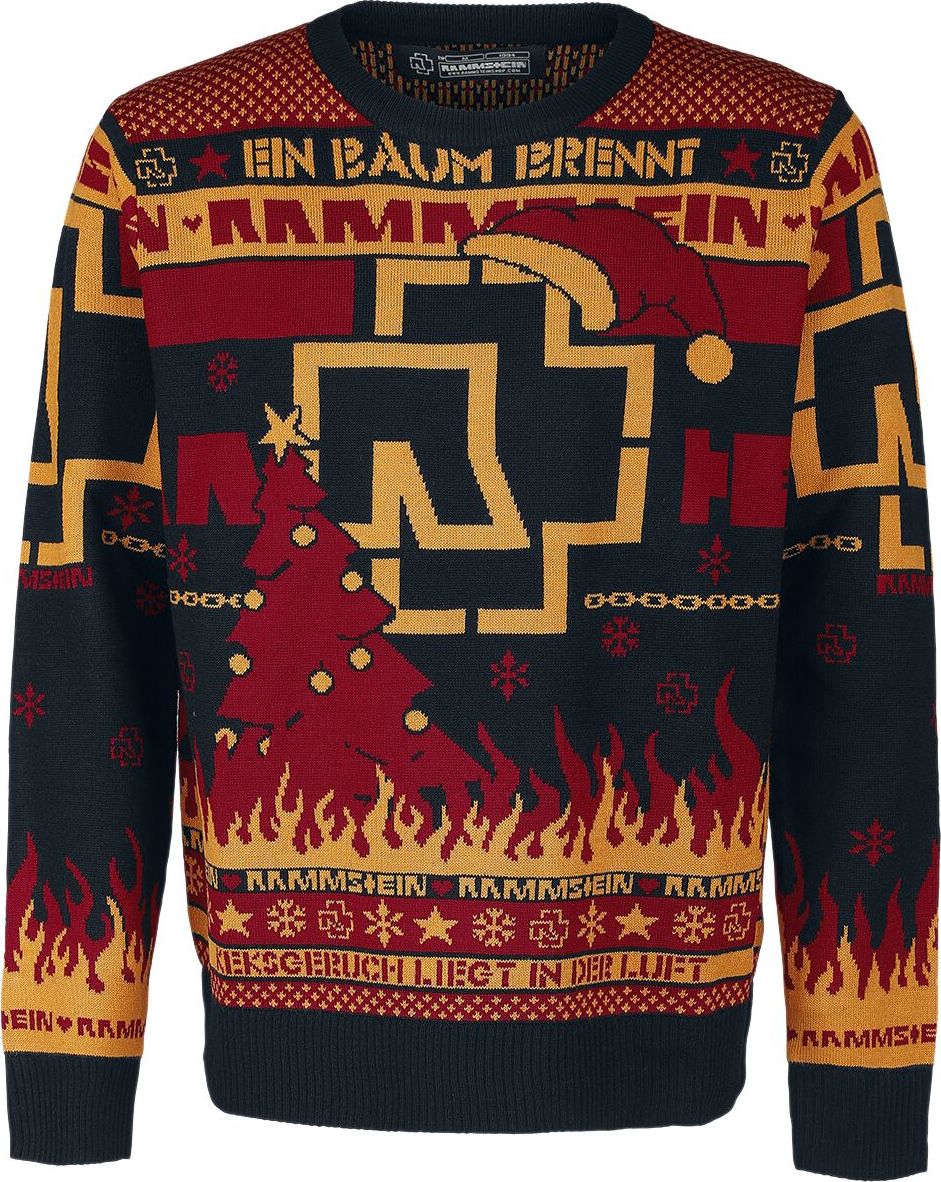 Rammstein Holiday Sweater Mikina vícebarevný - RockTime.cz