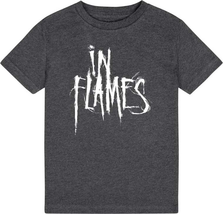 In Flames Metal-Kids - Logo detské tricko charcoal - RockTime.cz