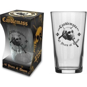 Candlemass 40 Years Of Doom pivní sklenice transparentní - RockTime.cz