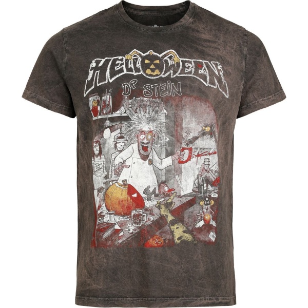 Helloween Dr. Stein Tričko šedá - RockTime.cz