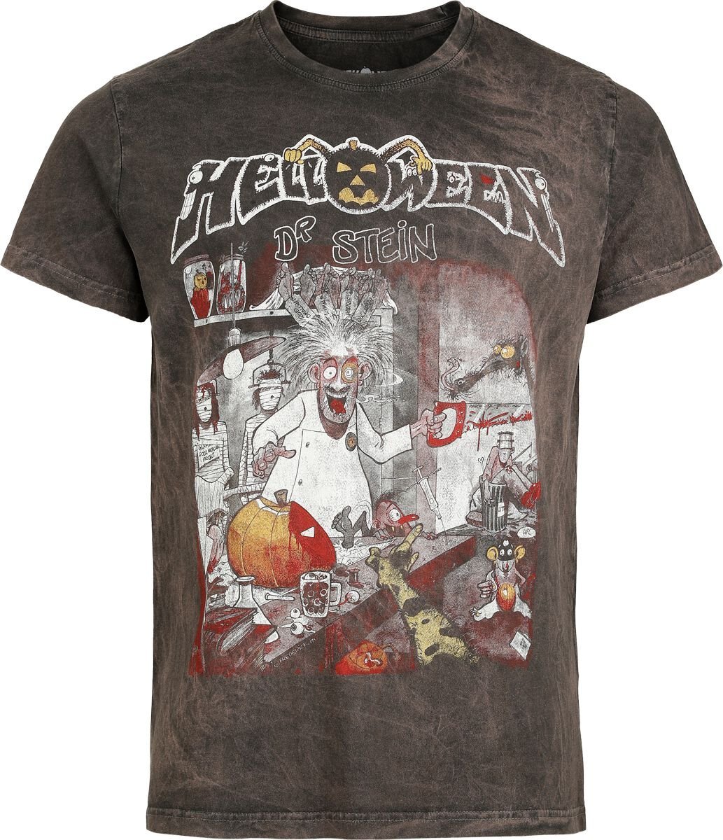 Helloween Dr. Stein Tričko šedá - RockTime.cz