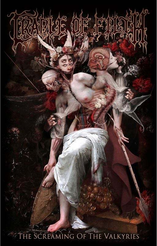 Cradle Of Filth The Screaming Of The Valkyries Textilní plakát vícebarevný - RockTime.cz