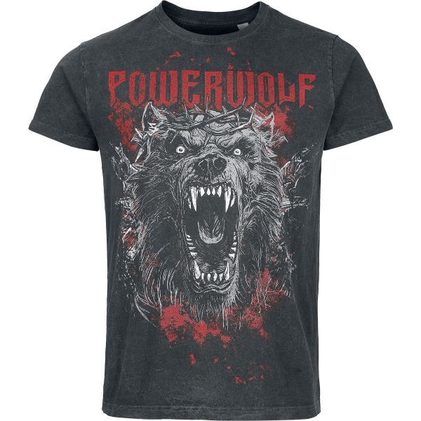 Powerwolf Chaos Tričko tmavě šedá - RockTime.cz