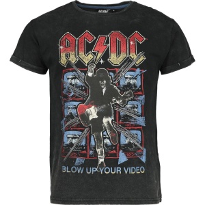 AC/DC EMP Signature Collection Tričko tmavě šedá - RockTime.cz
