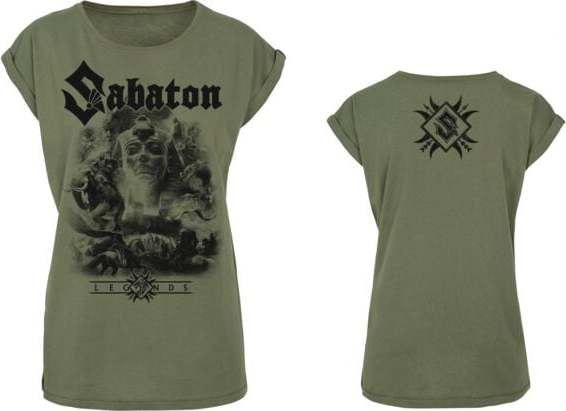 Sabaton Legends Dámské tričko khaki - RockTime.cz