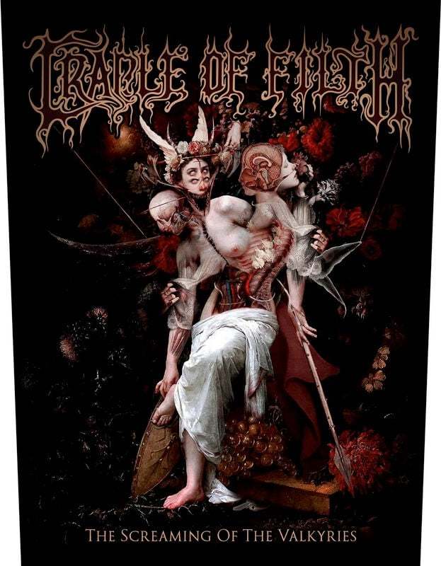Cradle Of Filth The Screaming Of The Valkyries nášivka na záda vícebarevný - RockTime.cz