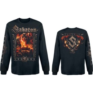 Sabaton Legends Tričko s dlouhým rukávem černá - RockTime.cz