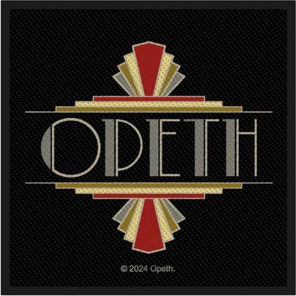 Opeth Art Deco Logo nášivka vícebarevný - RockTime.cz
