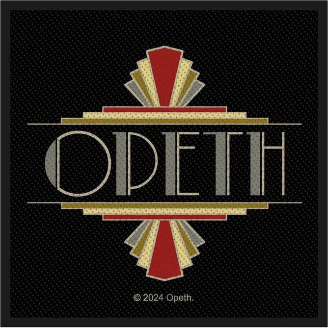 Opeth Art Deco Logo nášivka vícebarevný - RockTime.cz
