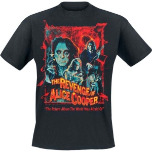 Alice Cooper Revenge Horror Poster Tričko černá - RockTime.cz
