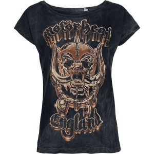 Motörhead Gold Warpig Dámské tričko antracitová - RockTime.cz