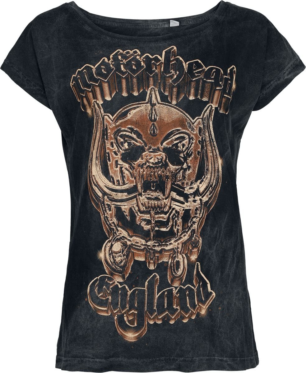 Motörhead Gold Warpig Dámské tričko antracitová - RockTime.cz