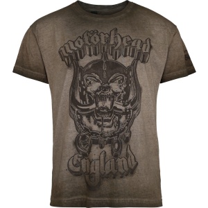 Motörhead England Tričko hnědá - RockTime.cz