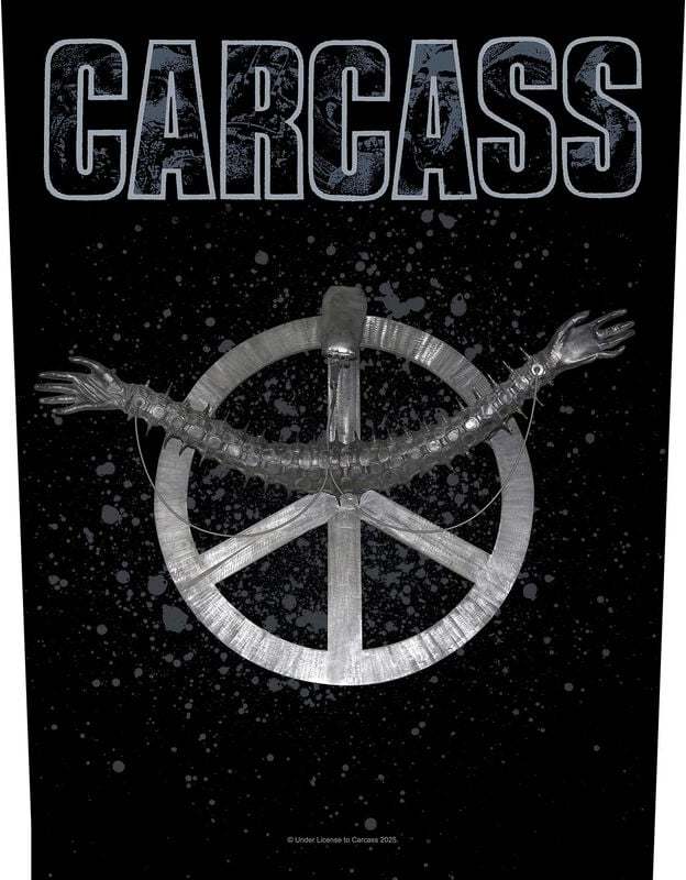 Carcass Heartwork nášivka na záda vícebarevný - RockTime.cz