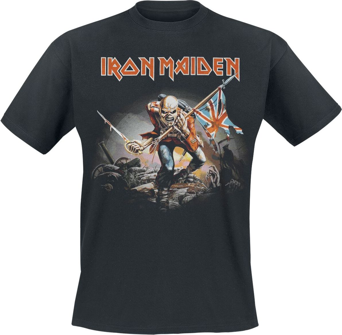 Iron Maiden Trooper Tričko černá - RockTime.cz