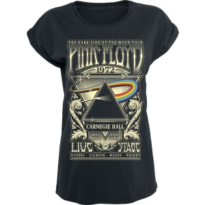 Pink Floyd The Dark Side Of The Moon - Live On Stage 1972 Dámské tričko černá - RockTime.cz