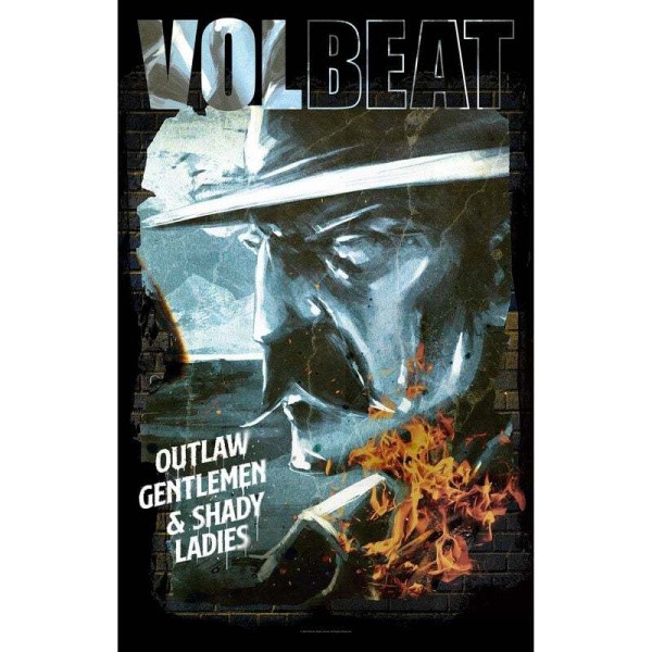 Volbeat Outlaw Gentleman Textilní plakát vícebarevný - RockTime.cz