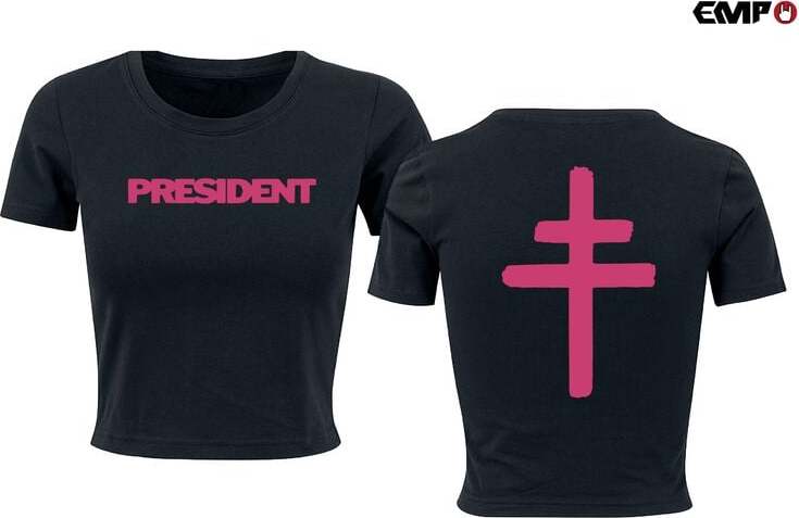 President Cross Dámské tričko černá - RockTime.cz