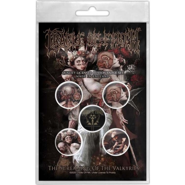 Cradle Of Filth The Screaming Of The Valkyries Odznak vícebarevný - RockTime.cz
