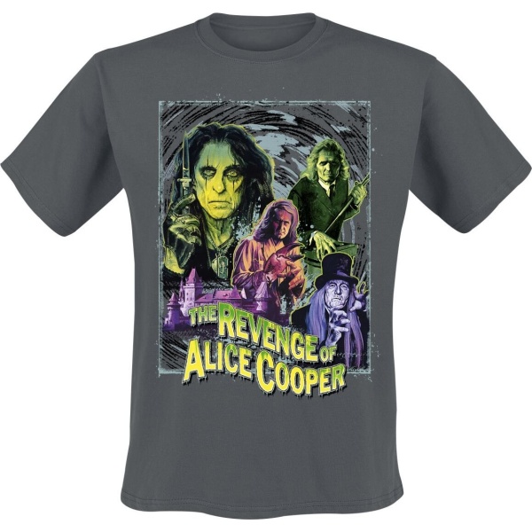 Alice Cooper Revenge Splatter Tričko charcoal - RockTime.cz