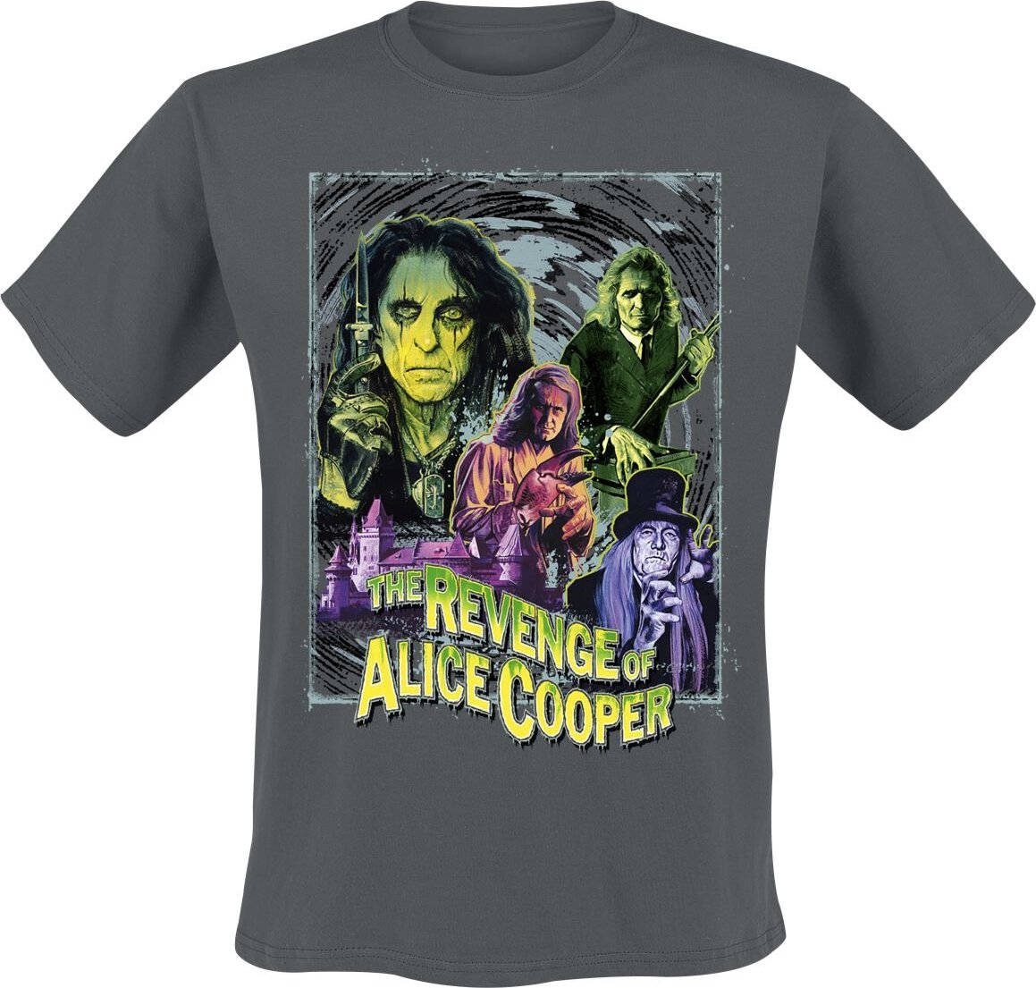 Alice Cooper Revenge Splatter Tričko charcoal - RockTime.cz
