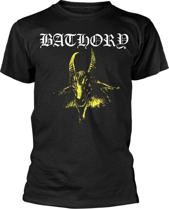 Bathory Goat Yellow Tričko černá - RockTime.cz