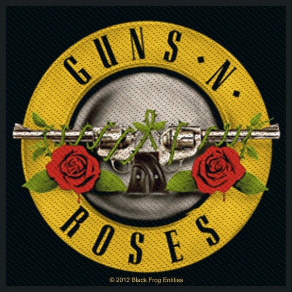 Guns N' Roses Bullet Logo nášivka vícebarevný - RockTime.cz