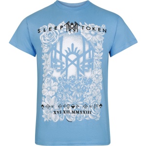 Sleep Token Vessel Flowers Tričko modrá - RockTime.cz