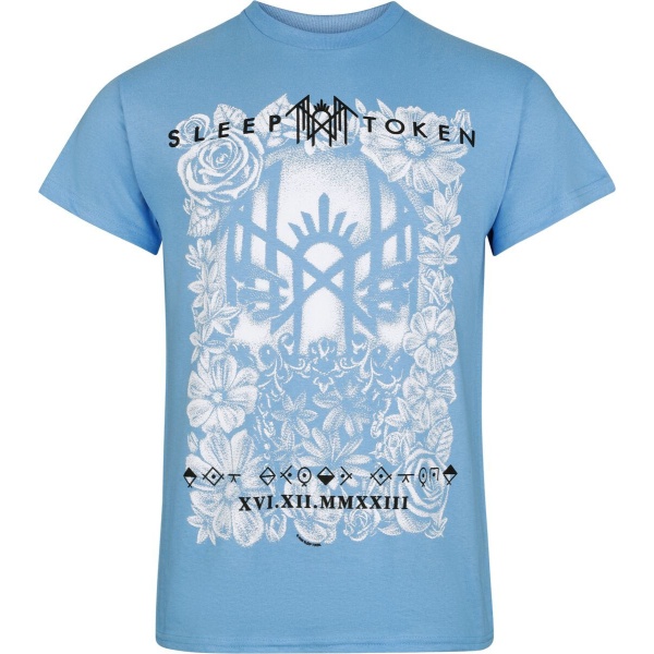 Sleep Token Vessel Flowers Tričko modrá - RockTime.cz