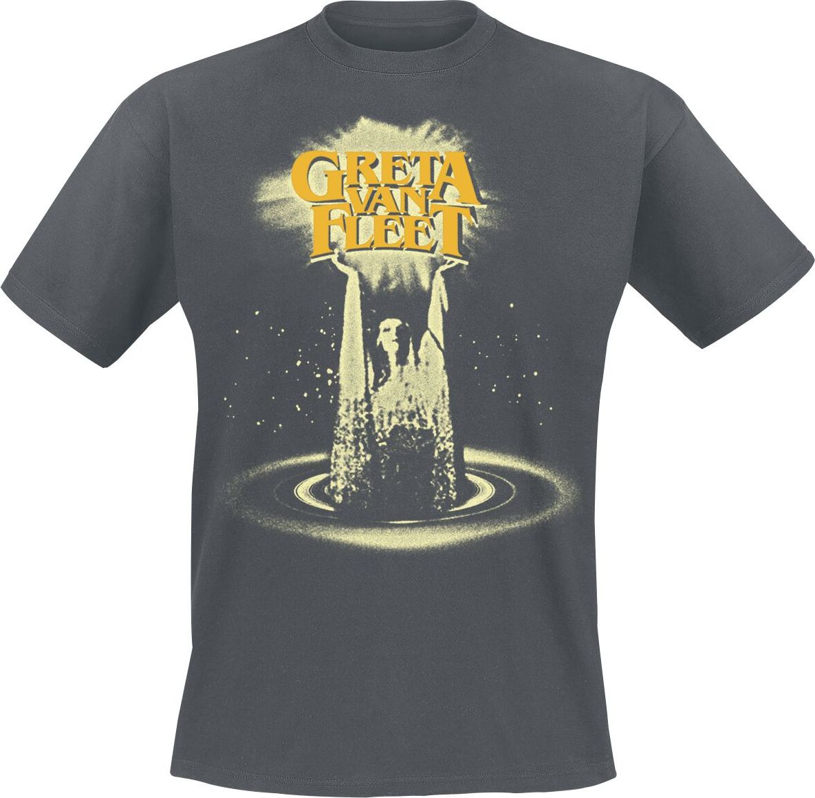 Greta Van Fleet Cinematic Lights Tričko tmavě šedá - RockTime.cz