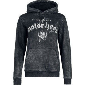 Motörhead Cracked Bull Mikina s kapucí antracitová - RockTime.cz