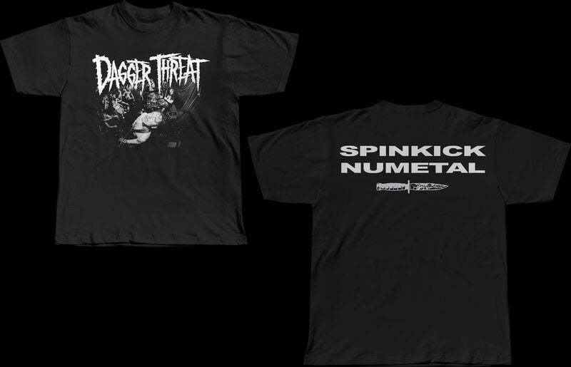 Dagger Threat Spinkick Numetal Tričko černá - RockTime.cz