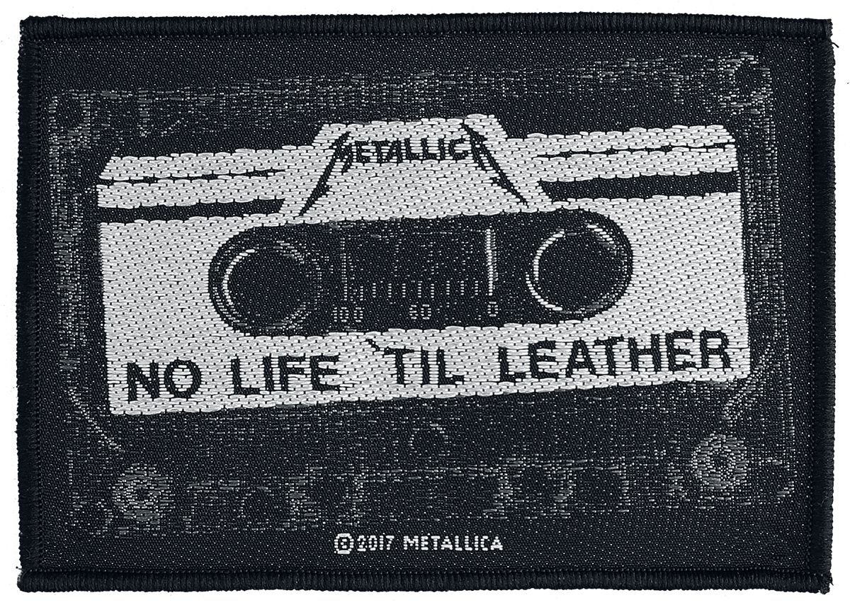 Metallica No Life 'Til Leather nášivka cerná/šedá/bílá - RockTime.cz