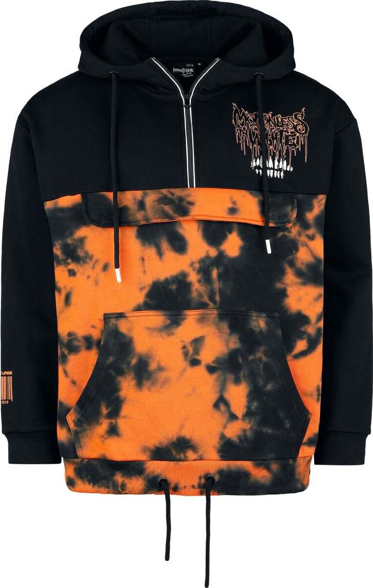Motionless In White EMP Signature Collection Mikina s kapucí cerná/oranžová - RockTime.cz
