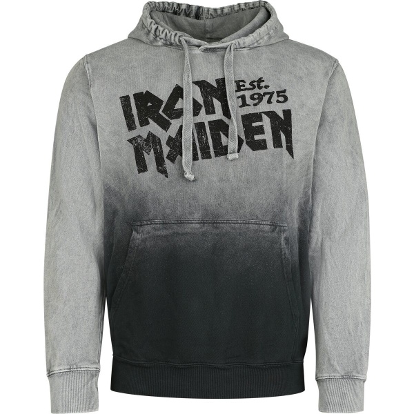 Iron Maiden Eddie Scream Mikina s kapucí šedá - RockTime.cz