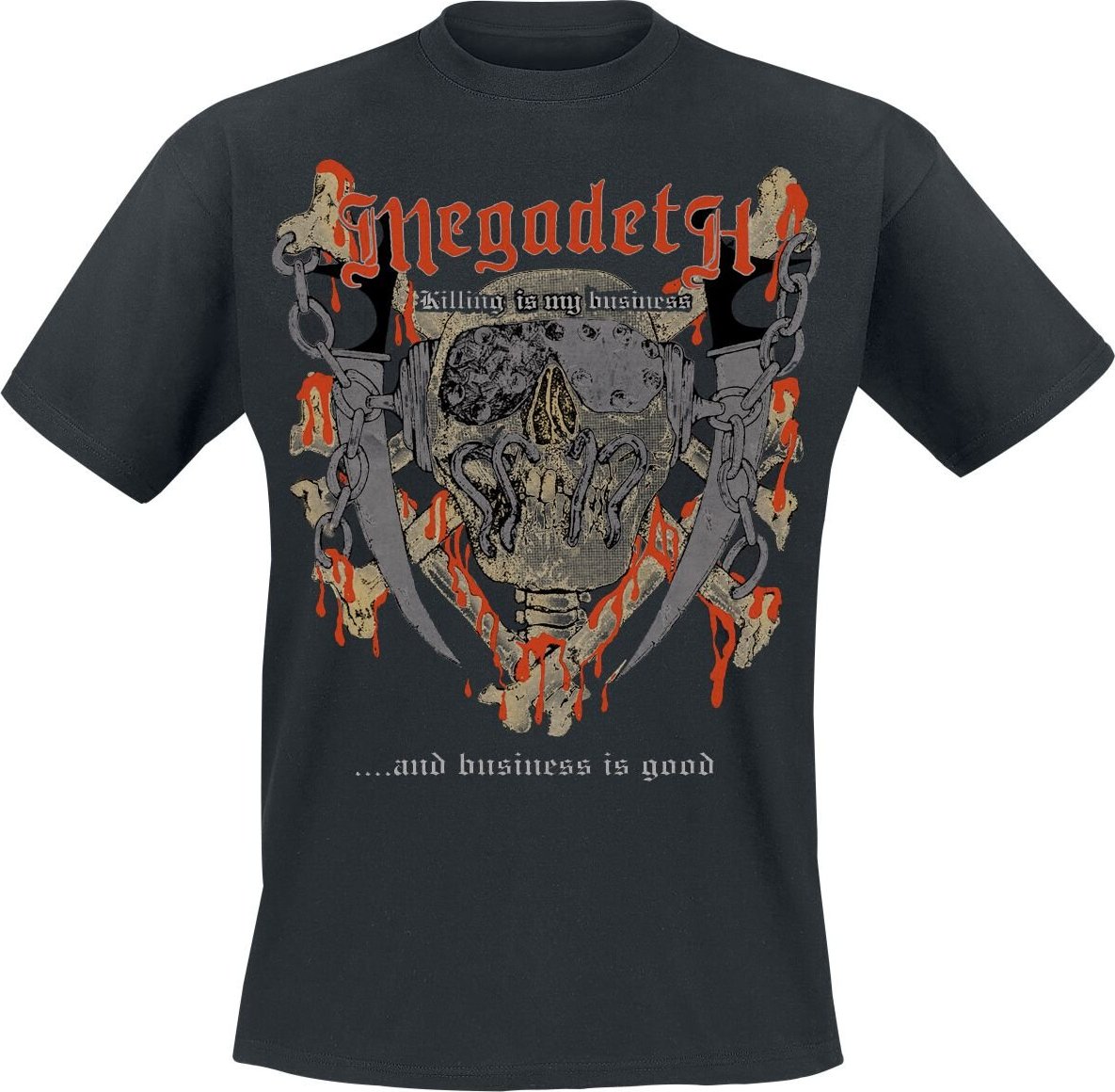 Megadeth Vintage Killing Tričko černá - RockTime.cz