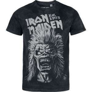 Iron Maiden Eddie Portrait Tričko antracitová - RockTime.cz