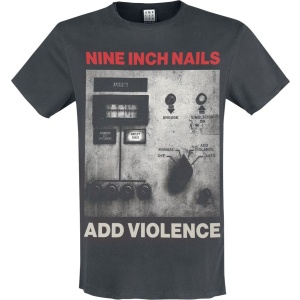Nine Inch Nails Amplified Collection - Add Violence Tričko charcoal - RockTime.cz