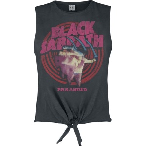 Black Sabbath Amplified Collection - Paranoid Dámský top charcoal - RockTime.cz