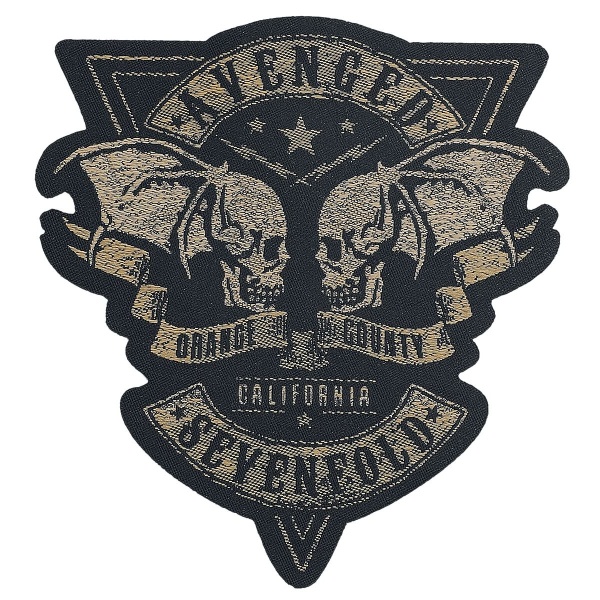Avenged Sevenfold Orange County Cut-Out nášivka cerná/béžová - RockTime.cz
