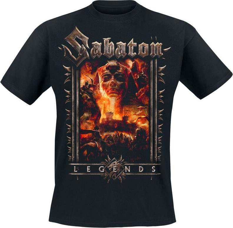 Sabaton Legends Tričko černá - RockTime.cz