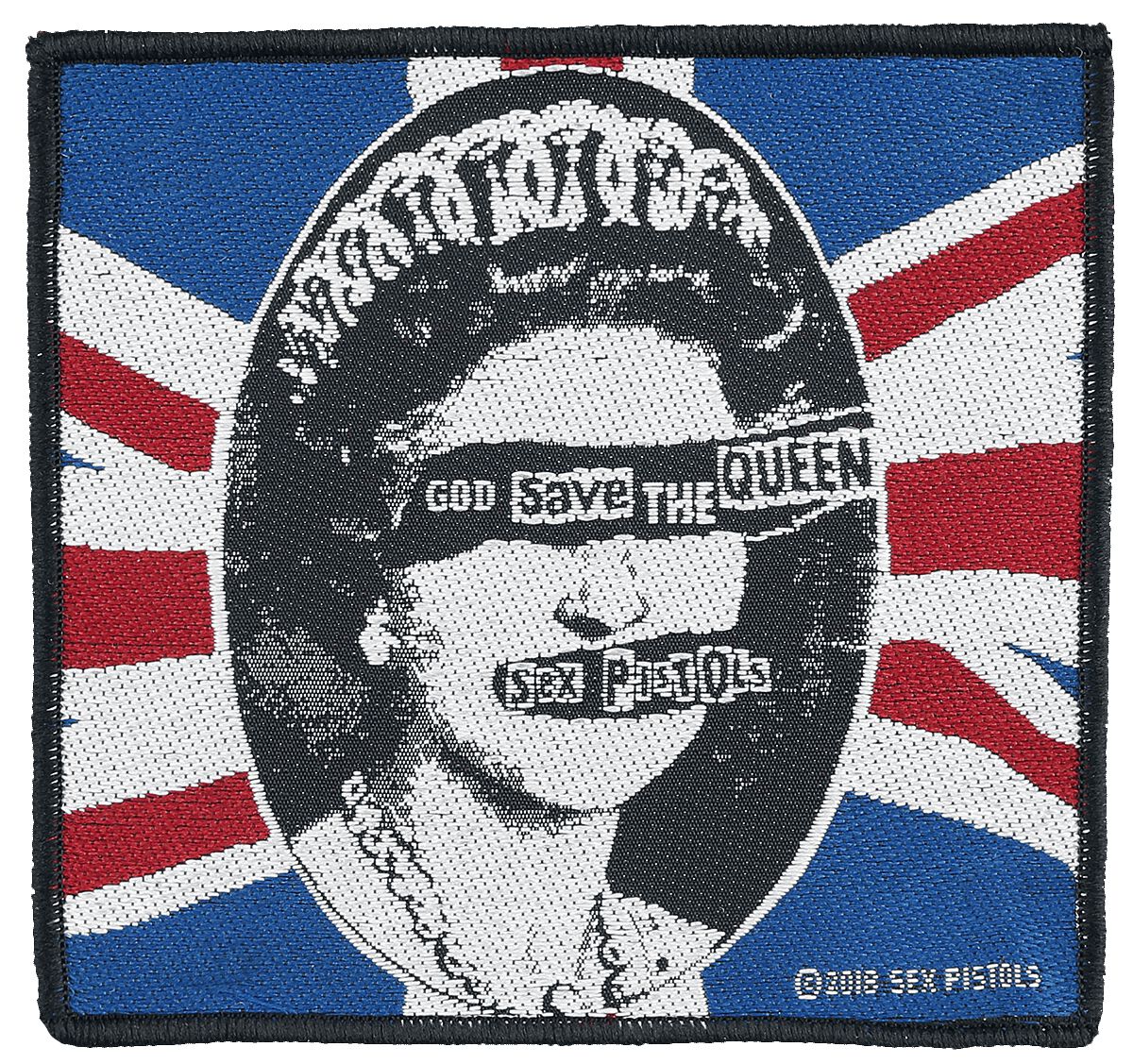 Sex Pistols God Save The Queen nášivka vícebarevný - RockTime.cz